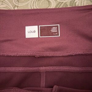 41. Lole purple joggers size large